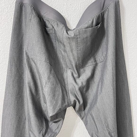 Figs Livingston Scrub Pants Womens Size XXL Tall Gray Straight Leg Workwear - Picture 3 of 7